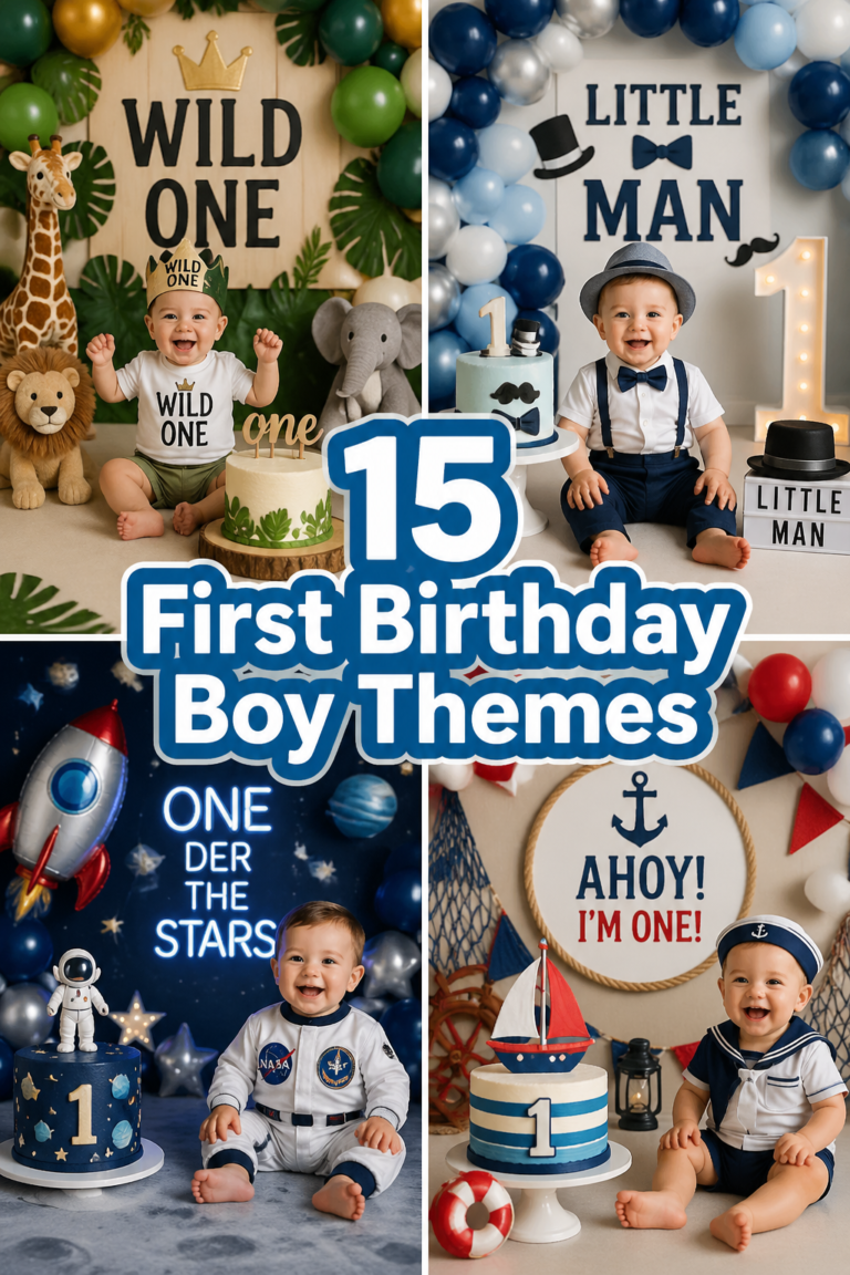 🎉 15 First Birthday Boy Themes