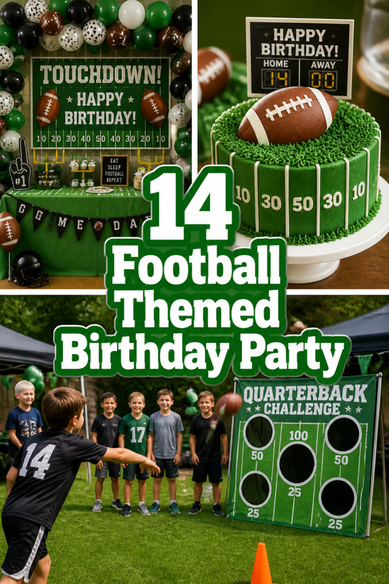🏈 14 Football Themed Birthday Party