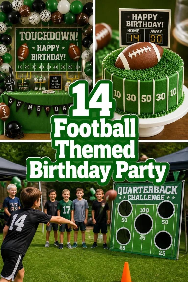 🏈 14 Football Themed Birthday Party
