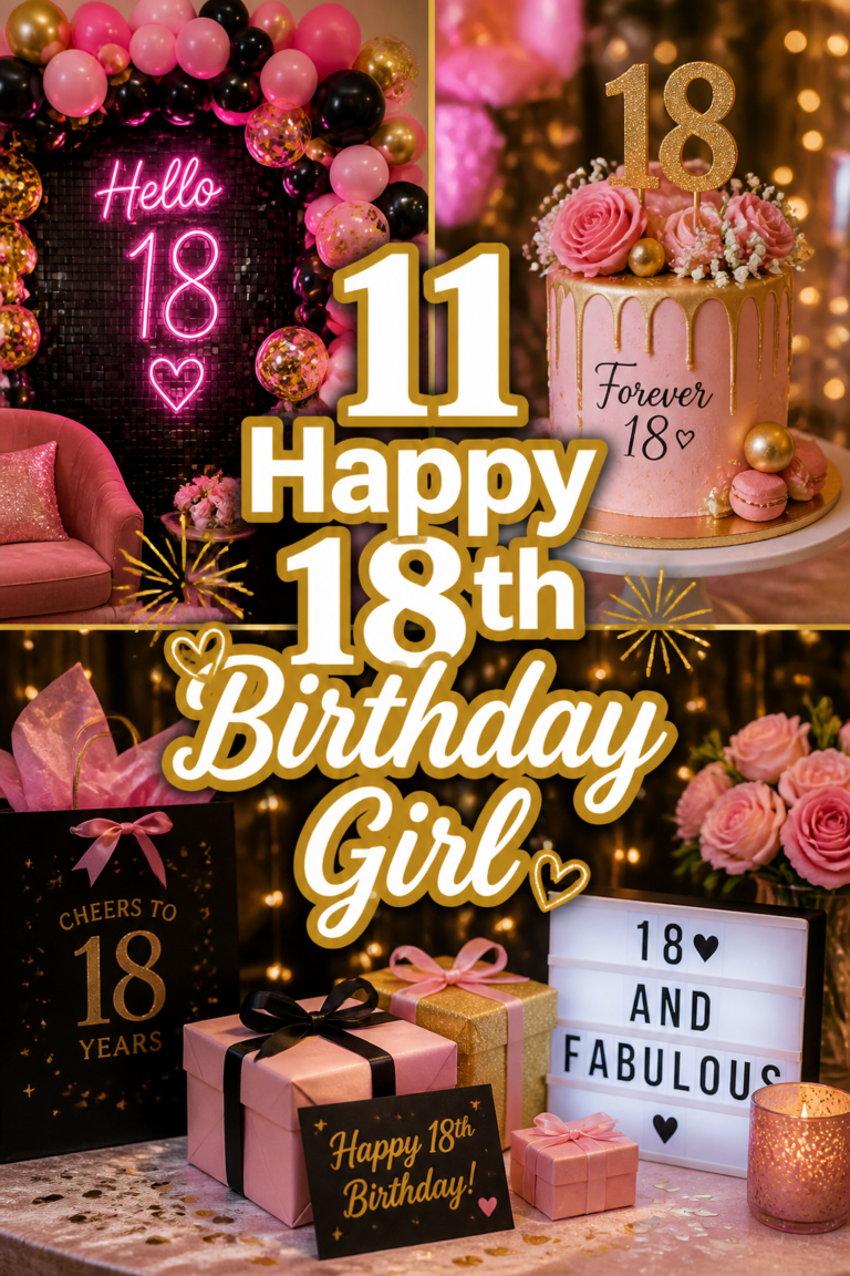 🥳 11 Happy 18th Birthday Girl