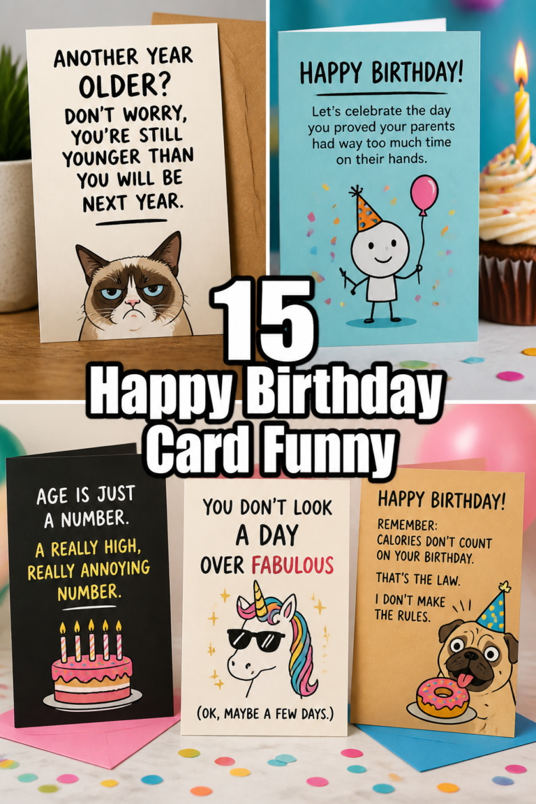 🎉 15 Happy Birthday Card Funny