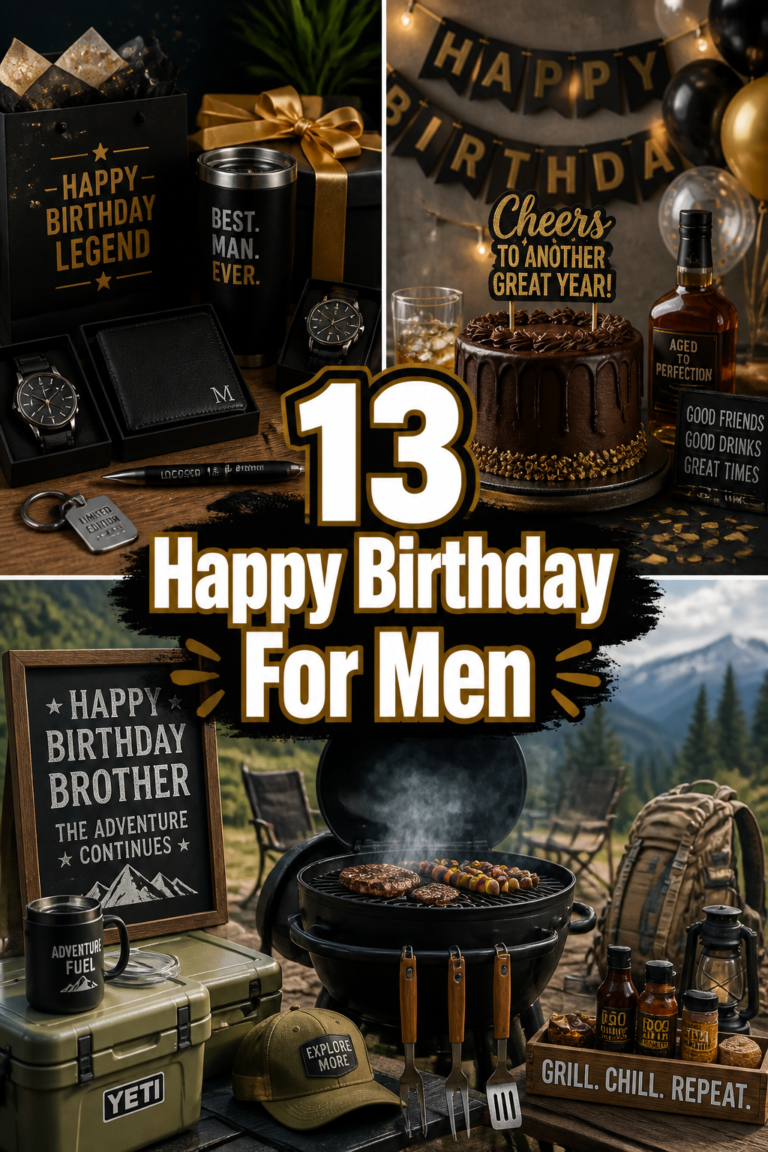 🥳 13 Happy Birthday For Men