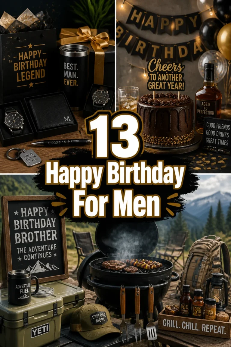 🥳 13 Happy Birthday For Men