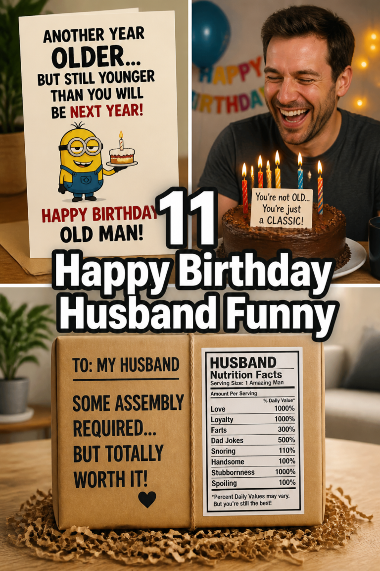 🎉 11 Happy Birthday Husband Funny