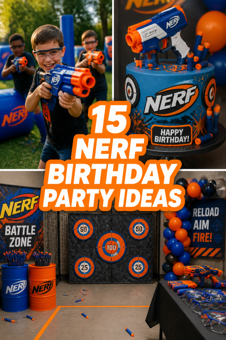 🎯 15 Nerf Birthday Party Ideas