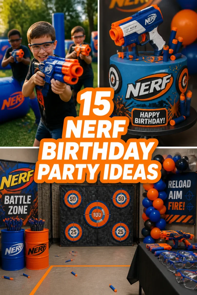 🎯 15 Nerf Birthday Party Ideas