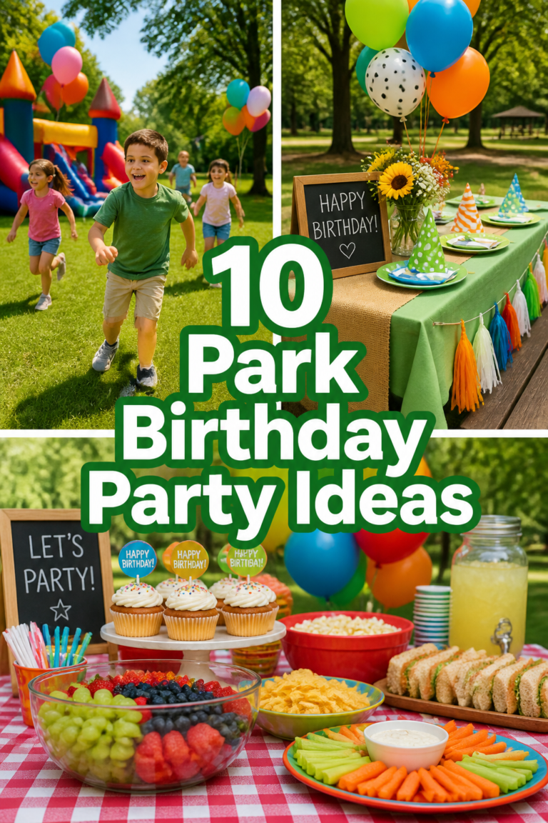 🌳 10 Park Birthday Party Ideas