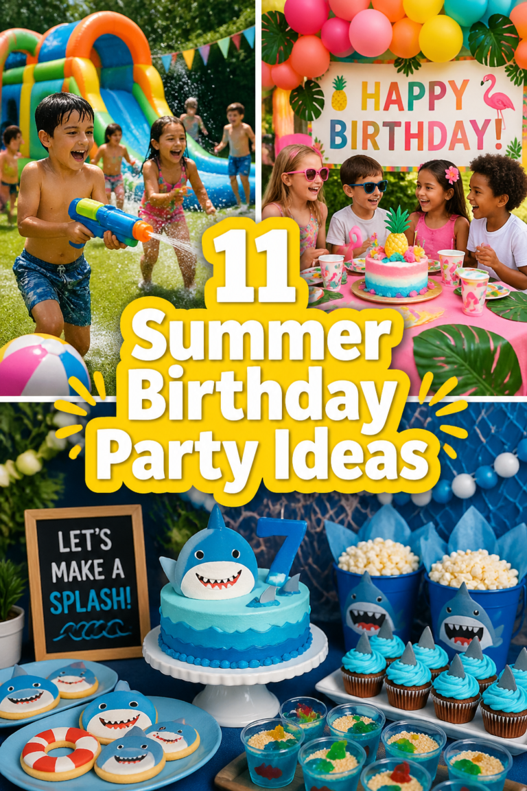 ☀️ 11 Summer Birthday Party Ideas