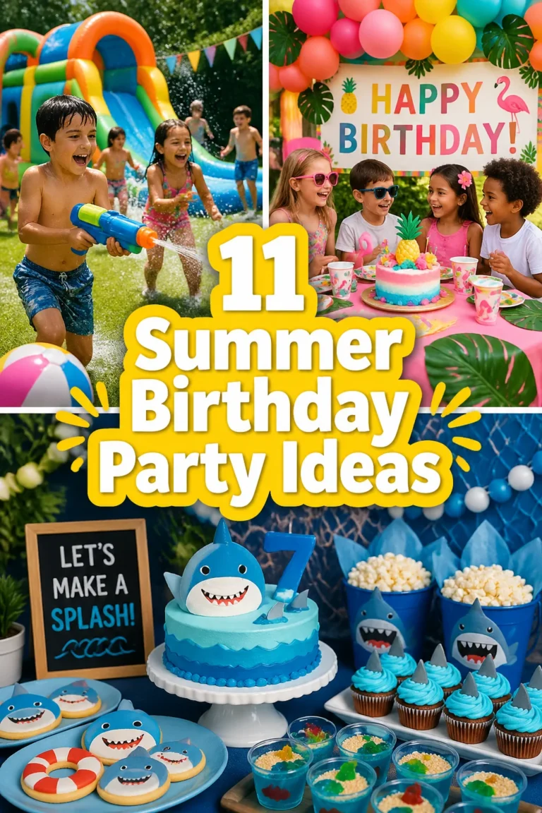 ☀️ 11 Summer Birthday Party Ideas