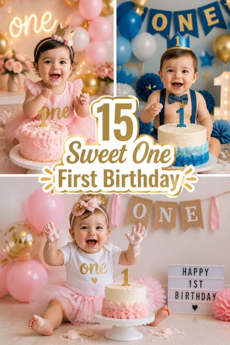 🎂 15 Sweet One First Birthday