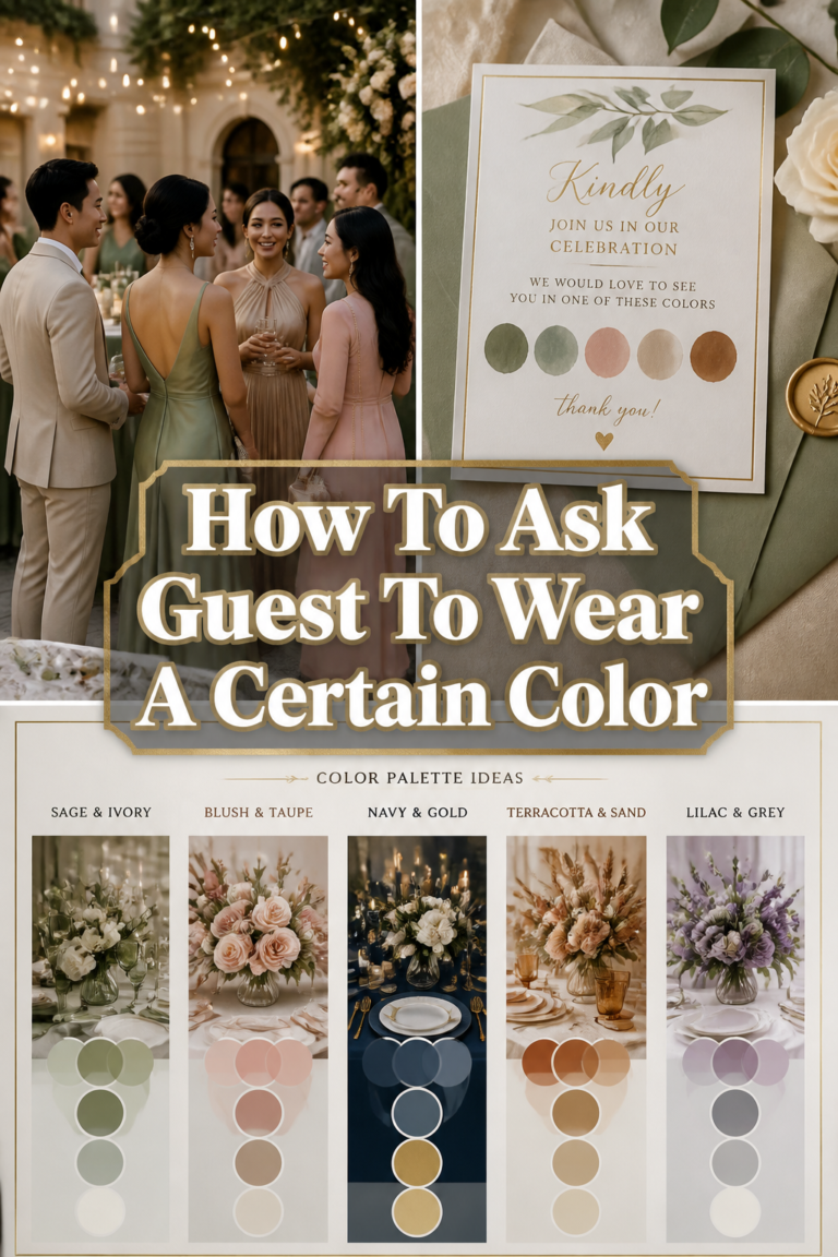 🎨 How To Ask Guest To Wear A Certain Color