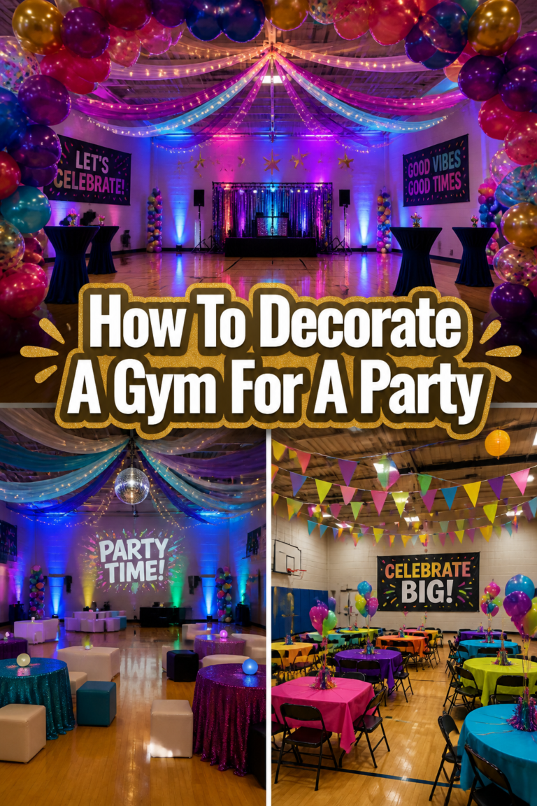 How To Decorate A Gym For A Party