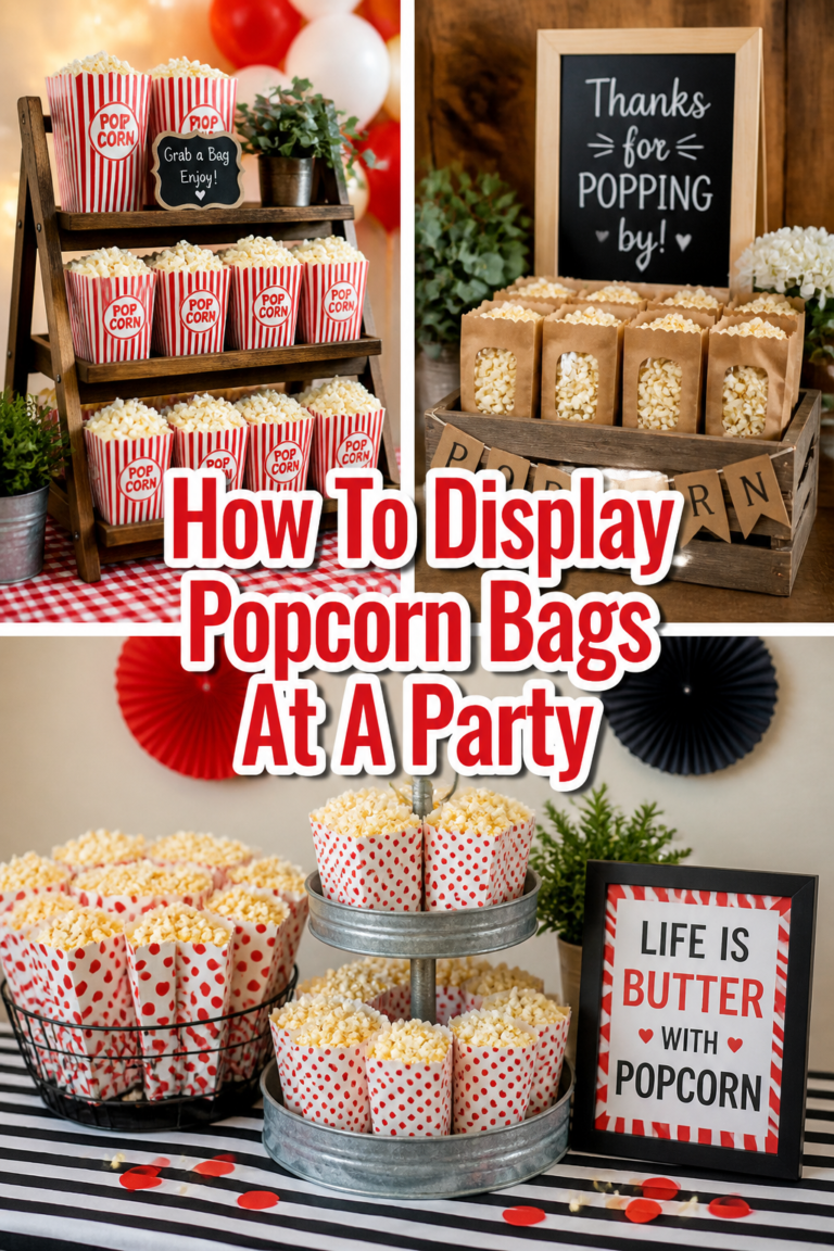 🍿 How To Display Popcorn Bags At A Party