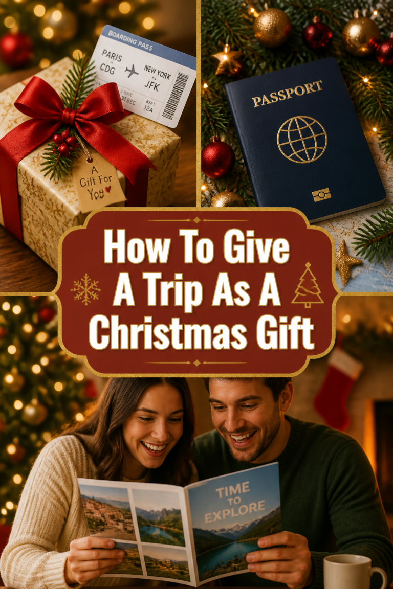 ✈️ How To Give A Trip As A Christmas Gift
