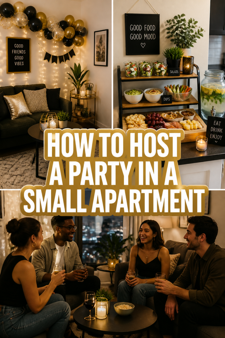 ✨ How To Host A Party In A Small Apartment