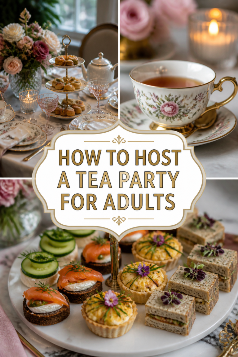 ☕ How To Host A Tea Party For Adults