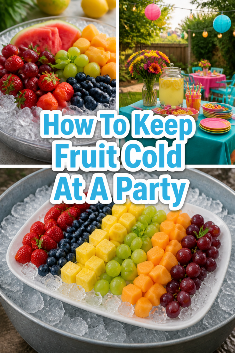 🍓 How To Keep Fruit Cold At A Party