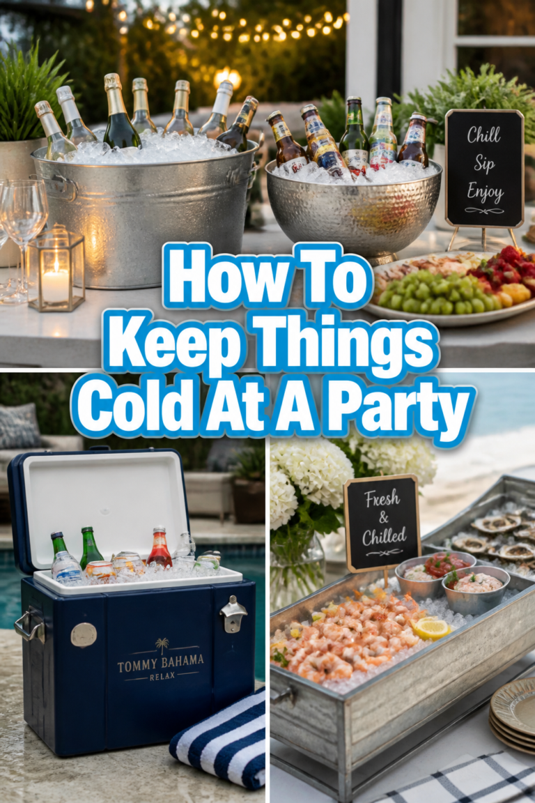 🥳 How To Keep Things Cold At A Party