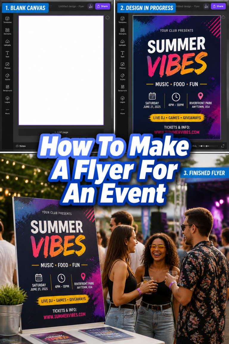 How To Make A Flyer For An Event