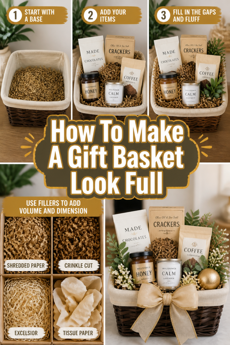 🎁 How To Make A Gift Basket Look Full