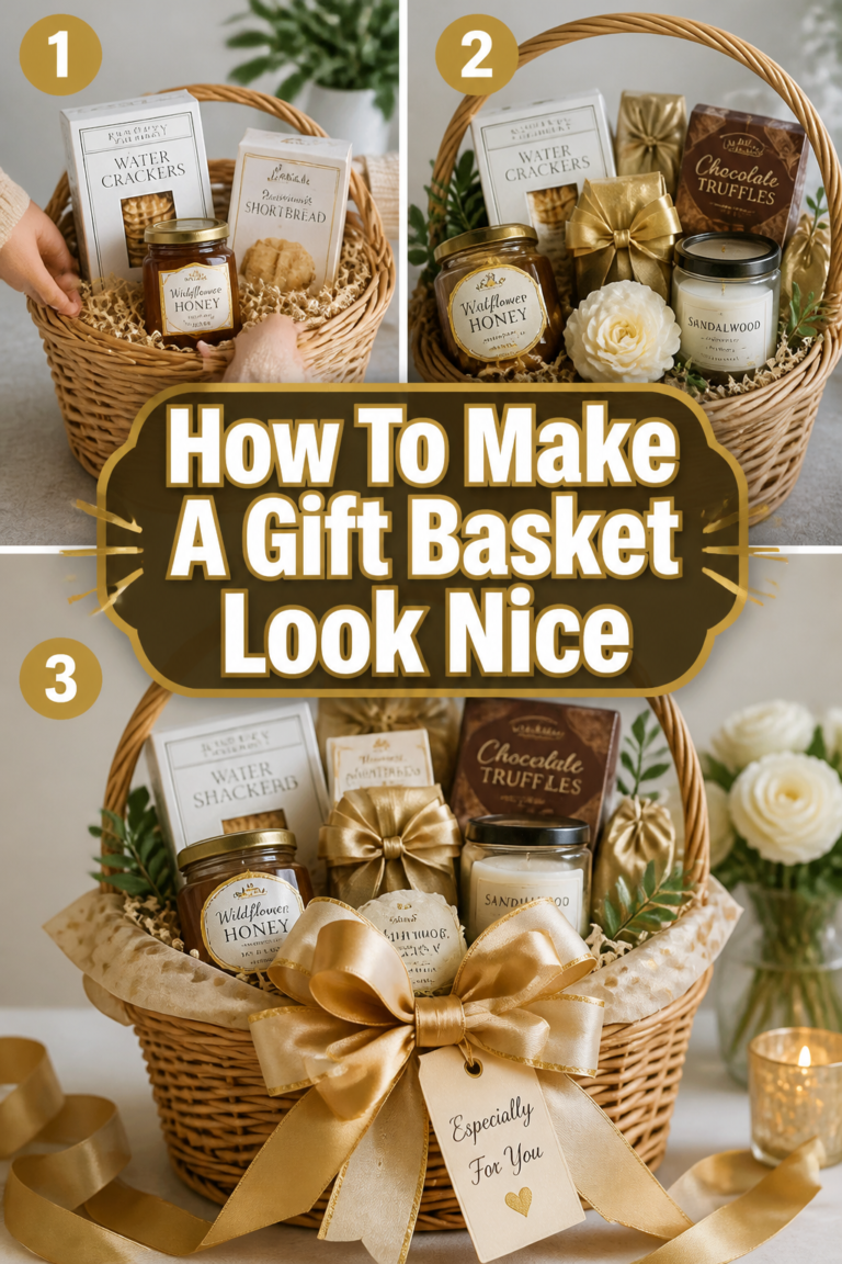 🎁 How To Make A Gift Basket Look Nice