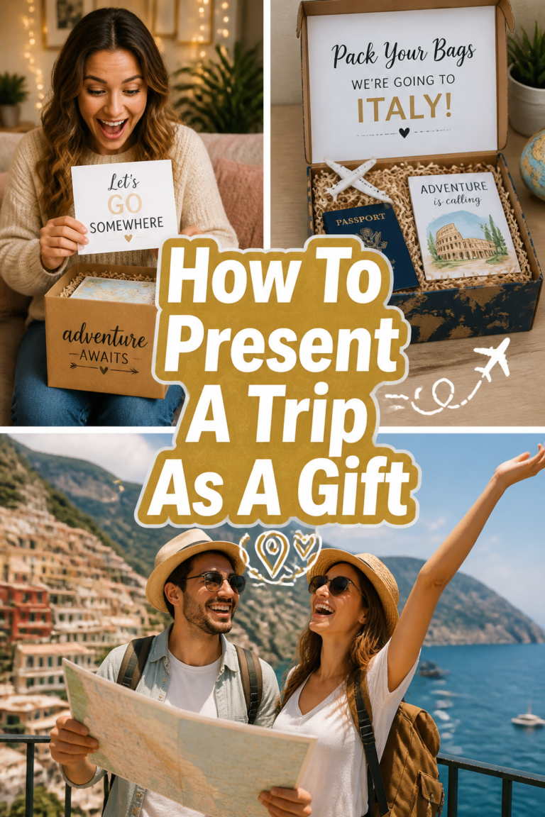 ✈️ How To Present A Trip As A Gift