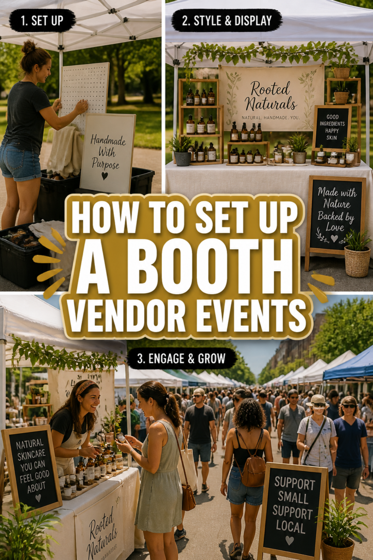 🎪 How To Set Up A Booth Vendor Events