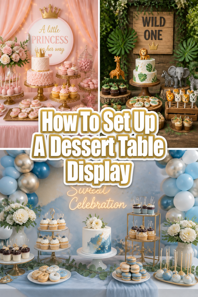 🎉 How To Set Up A Dessert Table Display