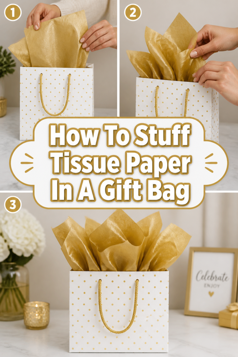 🎁 How To Stuff Tissue Paper In A Gift Bag