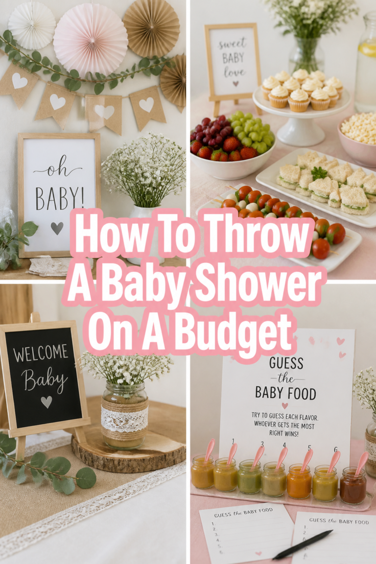 👶 How To Throw A Baby Shower On A Budget