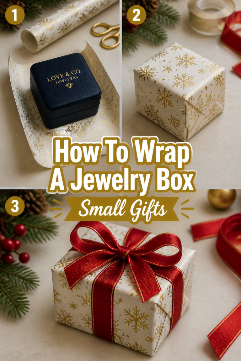 🎁 How To Wrap A Jewelry Box Small Gifts