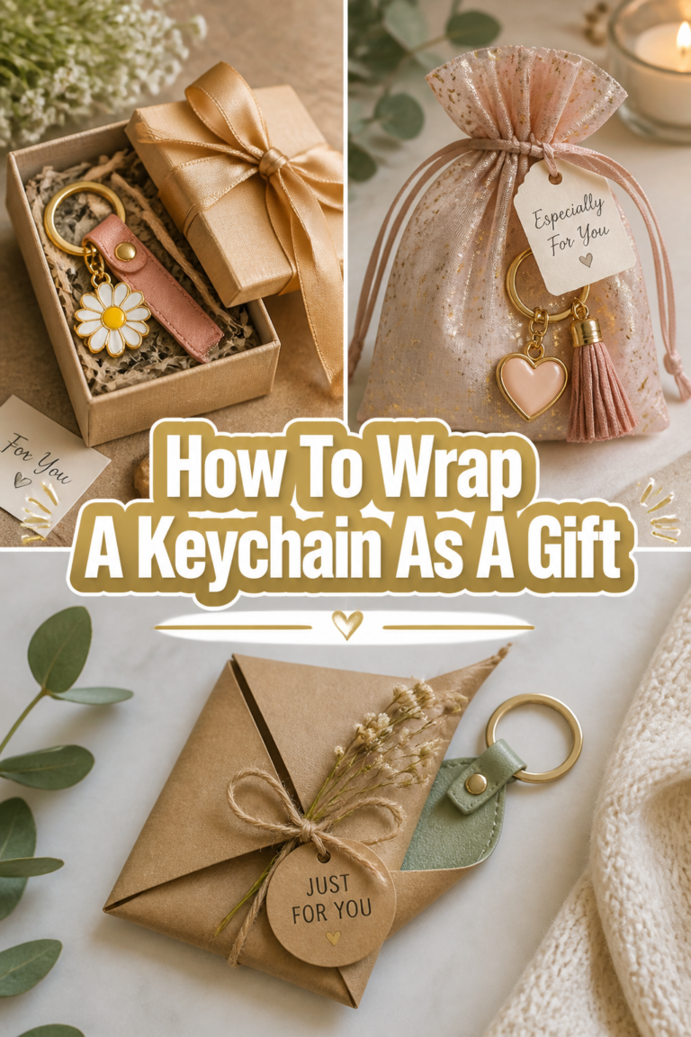 🔑 How To Wrap A Keychain As A Gift