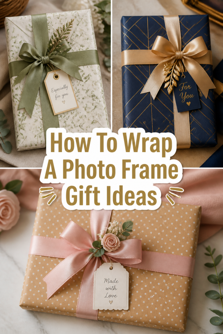 🖼️ How To Wrap A Photo Frame Gift Ideas