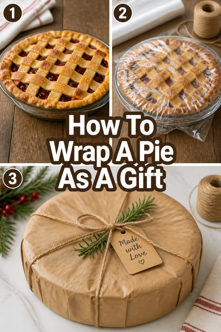 🥧 How To Wrap A Pie As A Gift