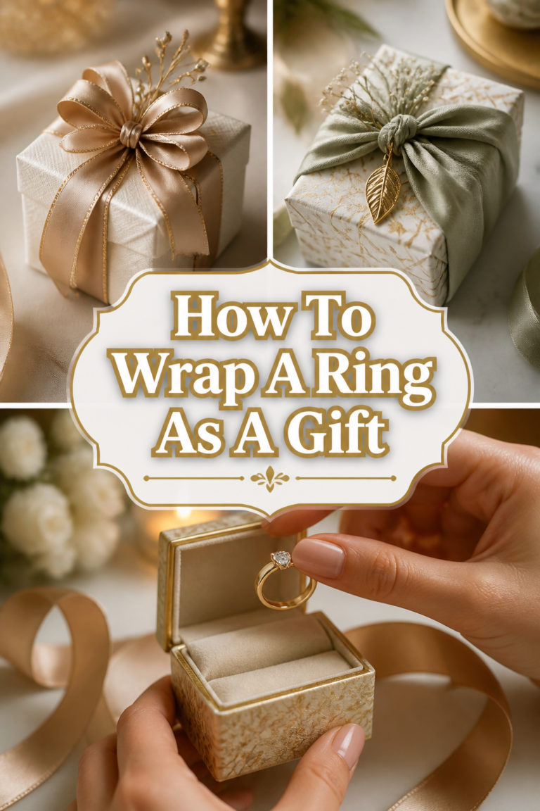 💍 How To Wrap A Ring As A Gift