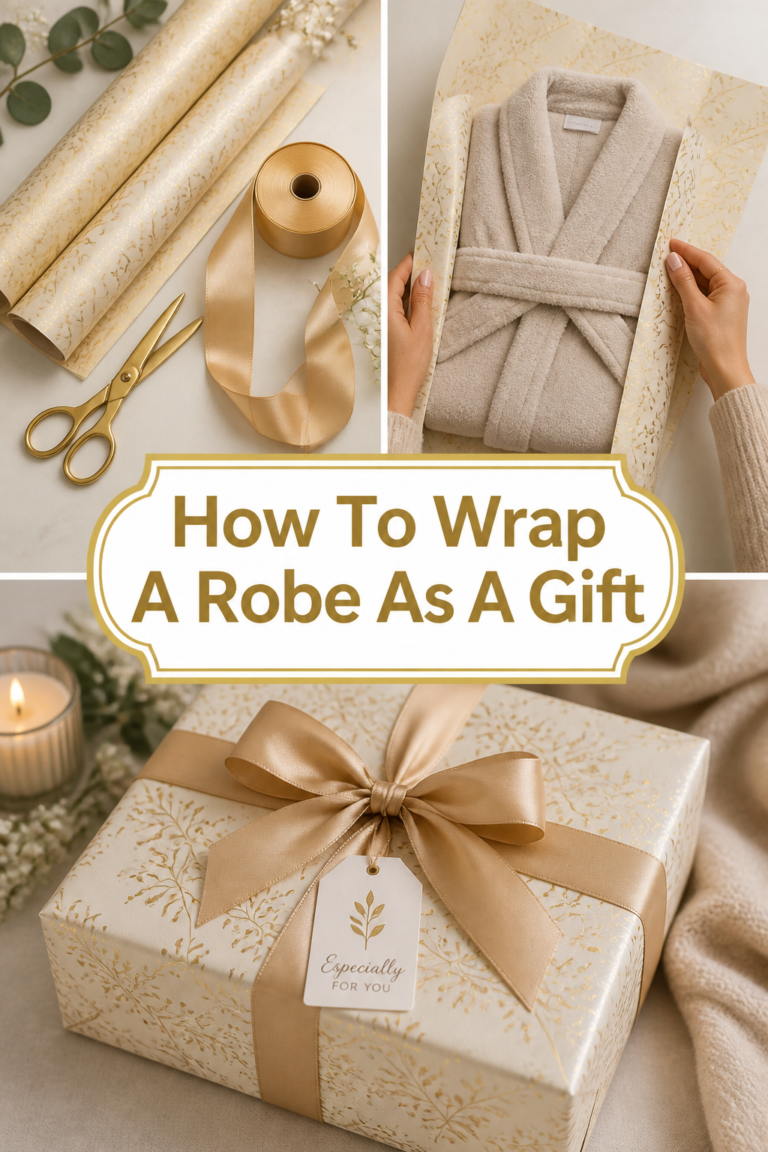 🎁 How To Wrap A Robe As A Gift