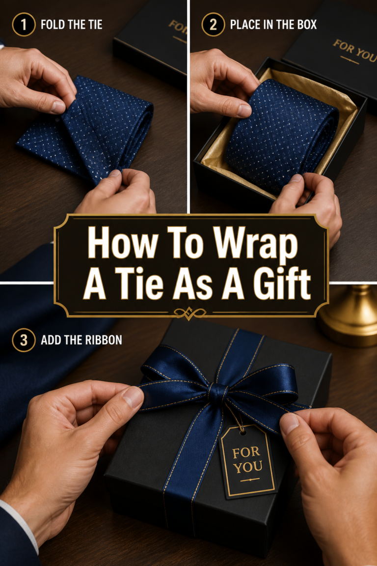 👔 How To Wrap A Tie As A Gift