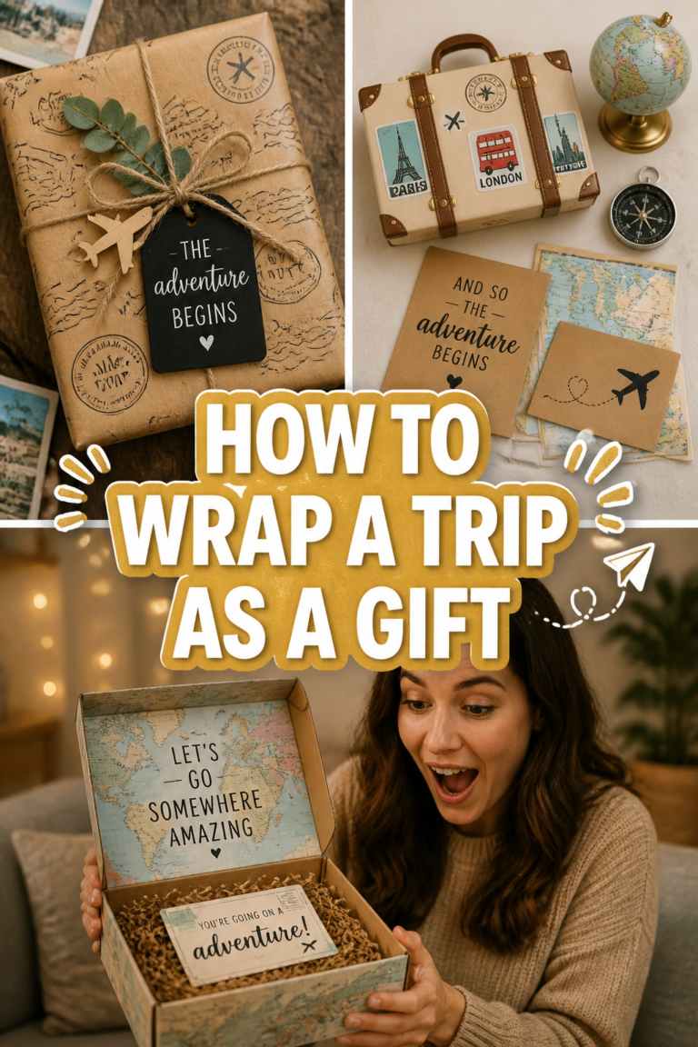 ✈️ How To Wrap A Trip As A Gift