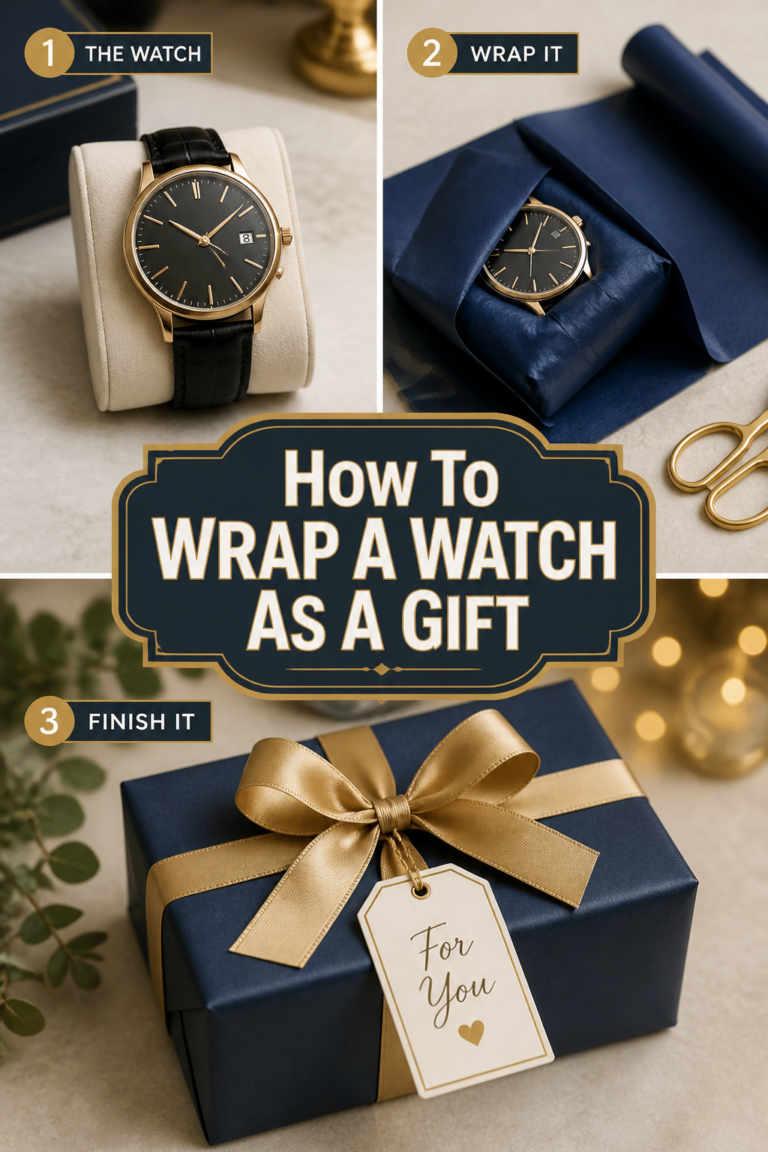 🎁 How To Wrap A Watch As A Gift