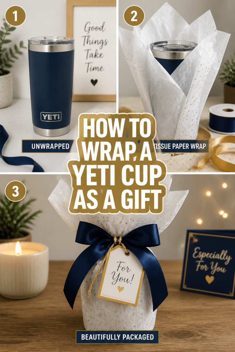 🎁 How To Wrap A Yeti Cup As A Gift