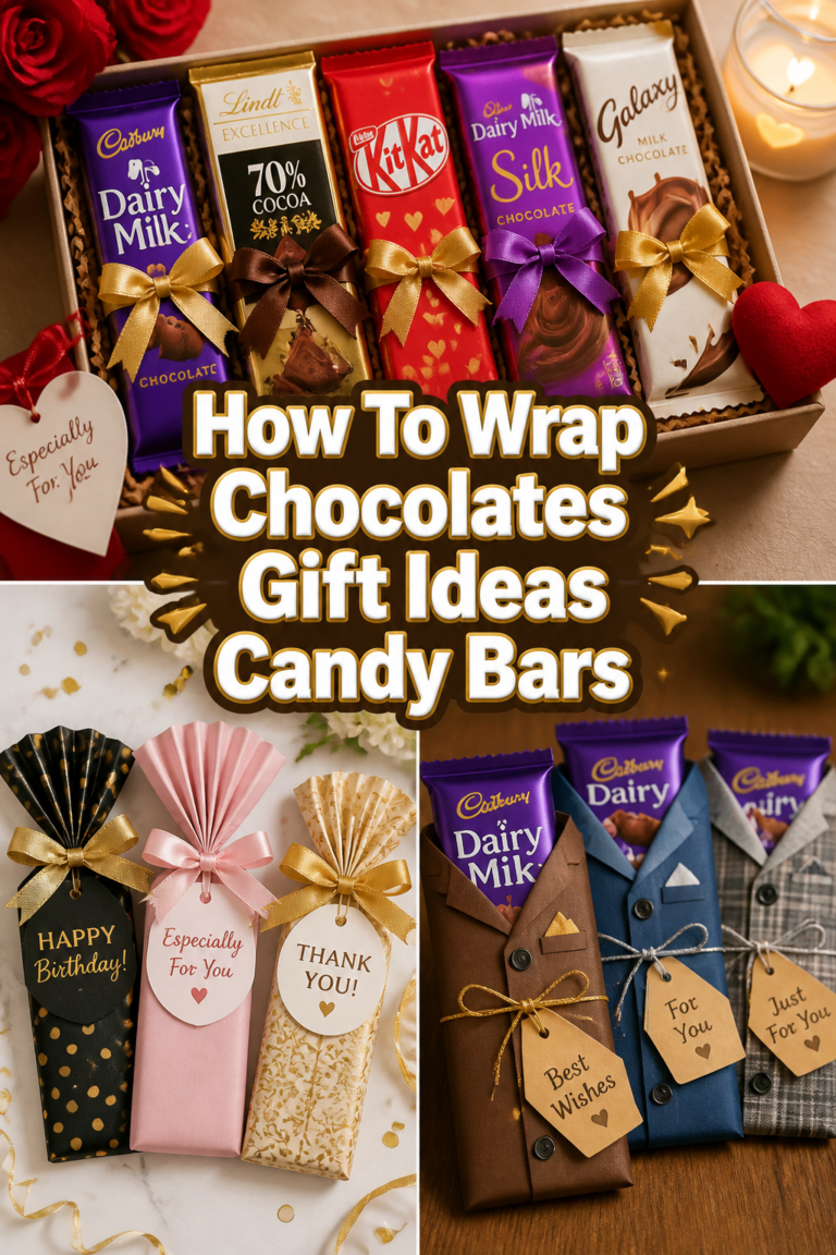 ✨ How To Wrap Chocolates Gift Ideas Candy Bars