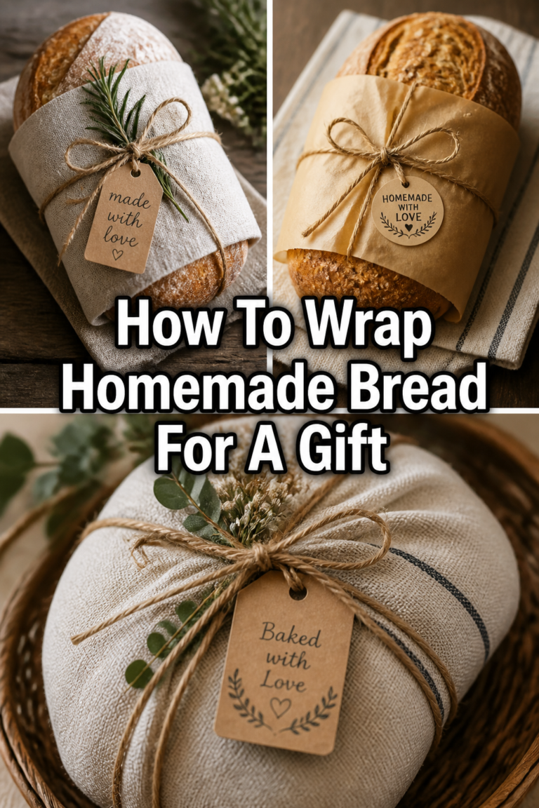 🍞 How To Wrap Homemade Bread For A Gift
