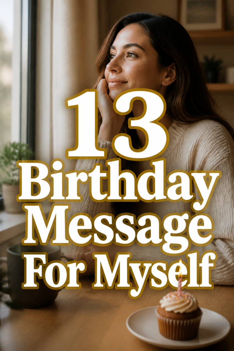 🥳 13 Birthday Message For Myself