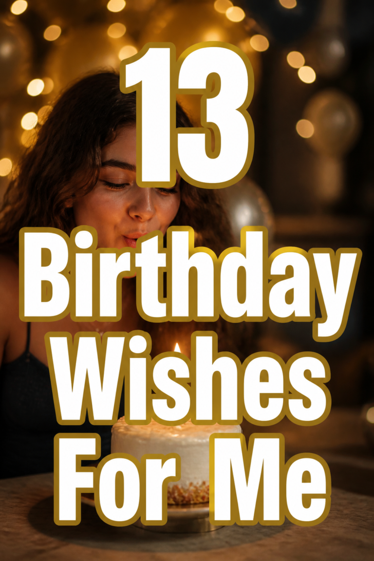 🥳 13 Birthday Wishes For Me