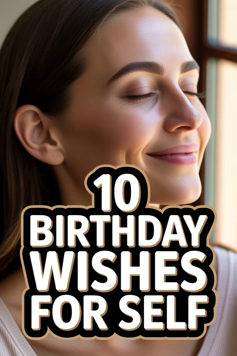 ✨ 10 Birthday Wishes For Self