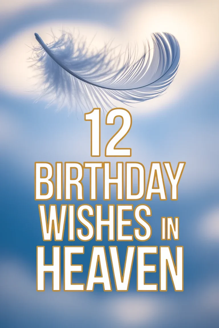 🕊️ 12 Birthday Wishes In Heaven