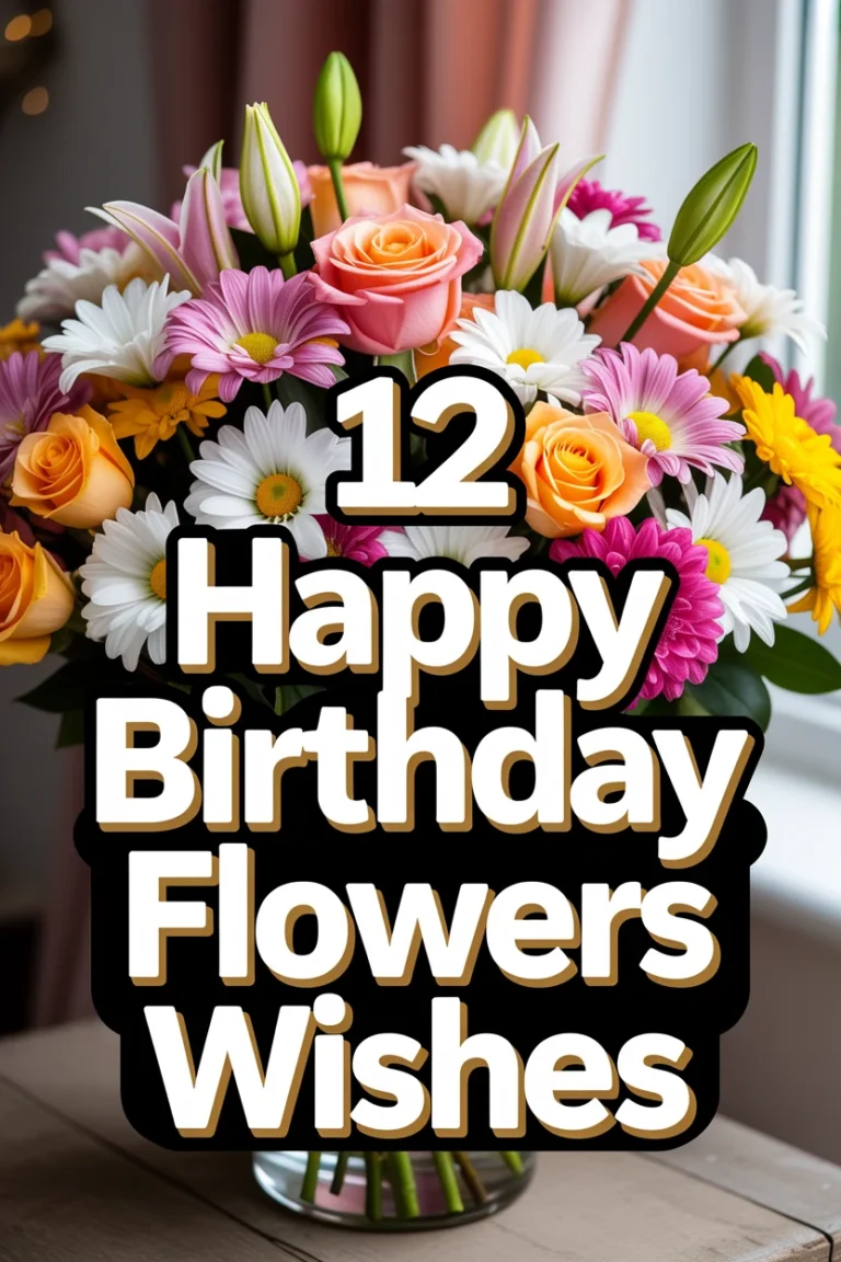 💐 12 Happy Birthday Flowers Wishes
