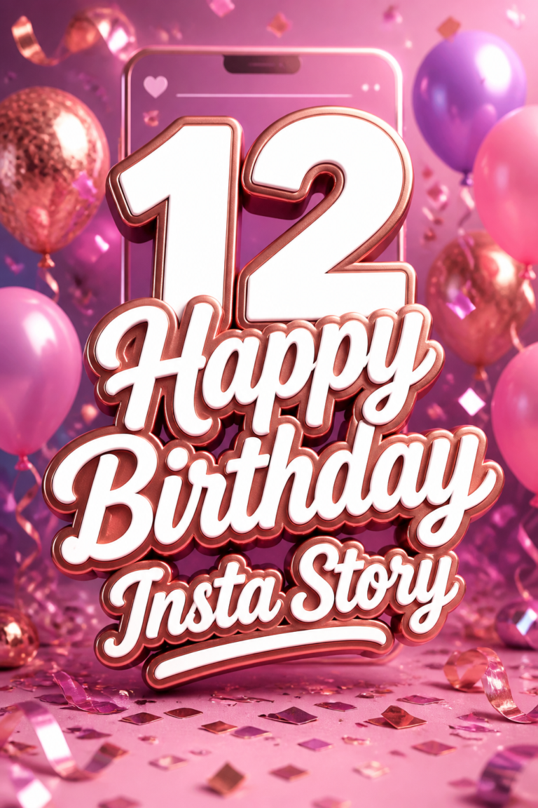 🥳 12 Happy Birthday Insta Story