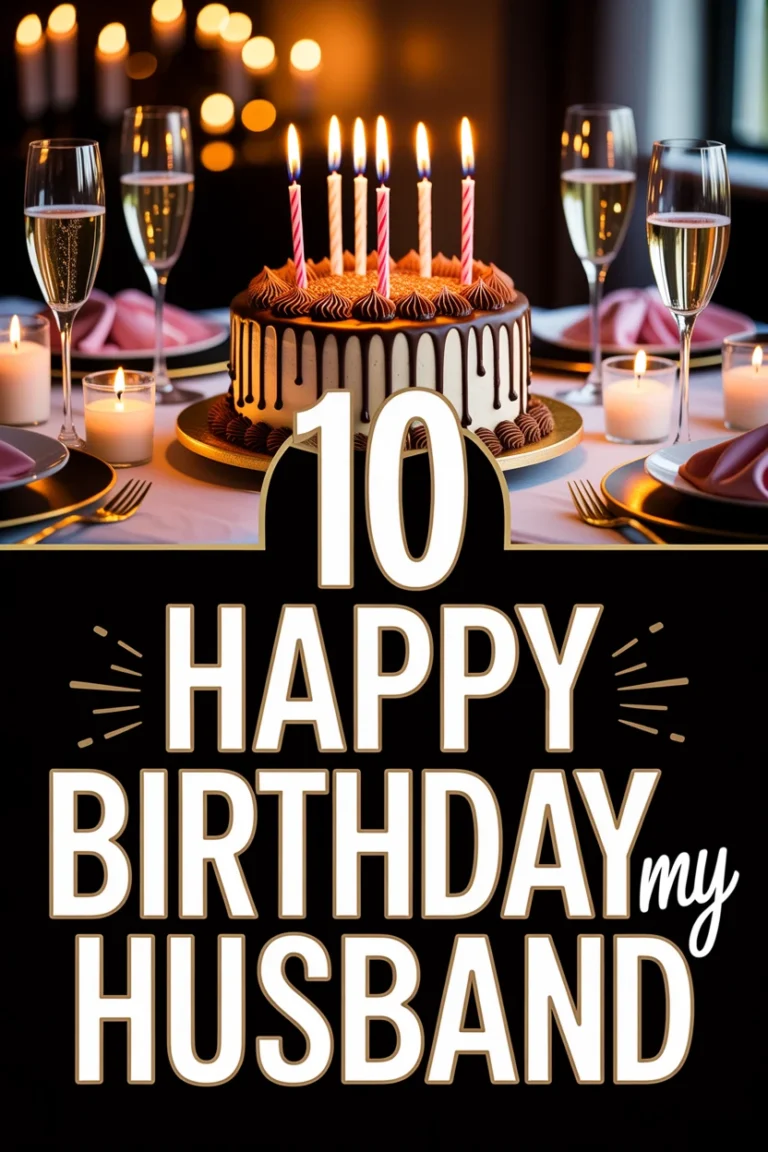 🎂 10 Happy Birthday My Husband