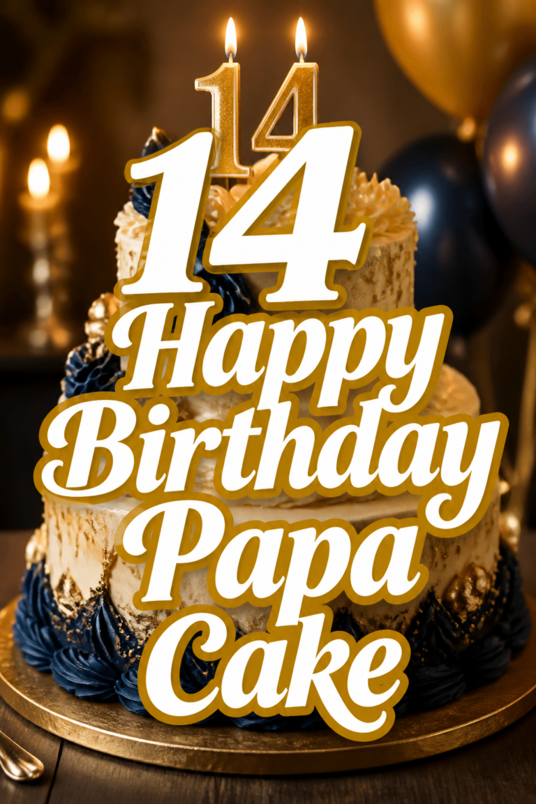 🎂 14 Happy Birthday Papa Cake